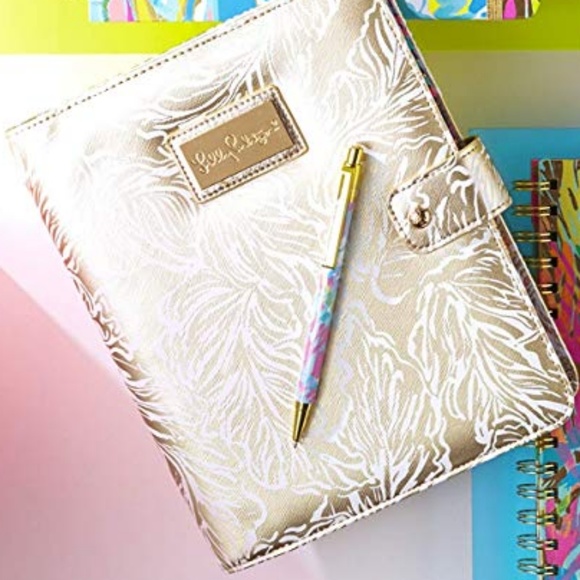 1 left! Lilly Pulitzer Gold Metallic Leaves case - Picture 5 of 5